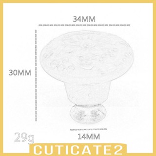 [Cuticate2] ลูกบิดลิ้นชักเซรามิค 34 มม. สําหรับตู้เสื้อผ้า ลิ้นชัก 10 ชิ้น