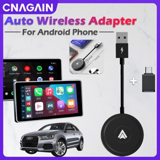 Cnagain อะแดปเตอร์ CarPlay ไร้สาย สําหรับ Android แบบใช้สายแปลงเป็น Wireless CarPlay สําหรับรถยนต์ไร้สาย OEM จากโรงงาน