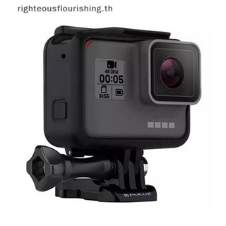 Righteousflourishs.th ใหม่ เคสกรอบป้องกันกล้องวิดีโอ สีดํา สําหรับ GoPro Hero 5