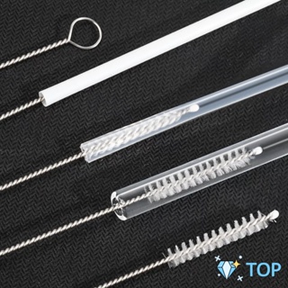 แปรงล้างหลอดดูด จุกนม ขนไนล่อน ไม่ทำให้เป็นรอย สแตนเลส แปรงถ…