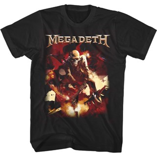 เสื้อยืด พิมพ์ลาย Vic Rattleheads Guitar Megadeth สําหรับผู้ชาย