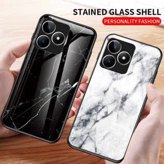 เคสโทรศัพท์กระจกนิรภัย TPU แบบนิ่ม กันกระแทก สําหรับ Realme C53 Realme C53 C 53