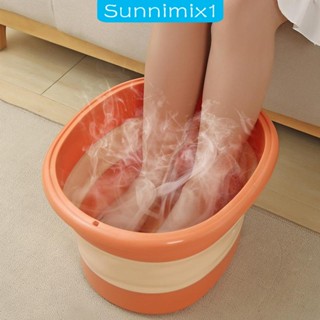 [Sunnimix1] ถังแช่เท้า แบบพับได้ ประหยัดพื้นที่ สําหรับล้างรถ ตั้งแคมป์