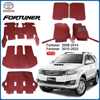 พรมรถยนต์ 6Dรุ่น Fortuner 2005-2014 (โรงงานส่งเอง) งานหนังแท้ pu