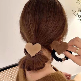 เครื่องประดับผมเชือกผม Influencer Temperament Bow Love Ball หางม้าหัวเชือก 2024