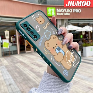 เคสโทรศัพท์มือถือแบบแข็ง ใส กันกระแทก ลายการ์ตูนหมีเท็ดดี้ สําหรับ Tecno Camon 17P Spark 8 Pro Spark 8P