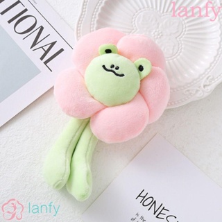 LANFY ตุ๊กตาฟิกเกอร์ รูปการ์ตูนกบ ดอกทานตะวัน เหมาะกับของขวัญคริสต์มาส ของเล่นสําหรับเด็ก