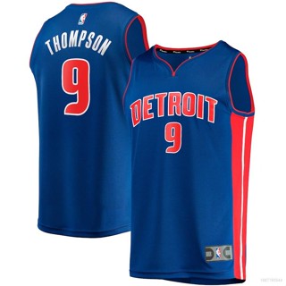 ใหม่ เสื้อกีฬาบาสเก็ตบอล คอกลม ลาย NBA Detroit Pistons Ausar Thompson พลัสไซซ์ สําหรับผู้ชาย และผู้หญิง 2023