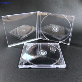 Erck&gt; กล่องพลาสติกใส แบบหนา สําหรับใส่แผ่น CD DVD