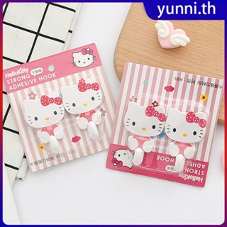 Sanrio Hello Kitty Hook Dormitory Nail-free Multi-purpose Strong Hook Door Hanging Clothes Towel Hook Kitchen Bathroom Accessories Yunni