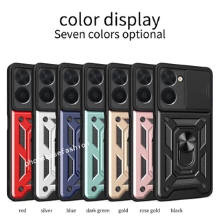 เคสโทรศัพท์สําหรับVivo Y03 Y03T Y04 Y18 Y18s Y27s Y28s Y29 Y36 Y19s Y100 Y200 Y28 Y27 5G 2024 4Gโทรศัพท์ปลอกแหวนขาตั้งเกราะกันกระแทกเลนส์ป้องกันเลนส์กล้องHard