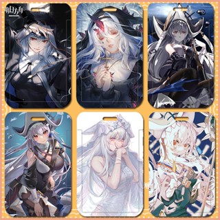 กระเป๋าใส่นามบัตร ลายการ์ตูนอนิเมะ Arknights Specter DIY สําหรับนักเรียน บัตรรถบัส บัตรประจําตัวประชาชน