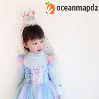 OCEANMAPDZ ที่คาดผมวันเกิด ที่คาดผมน่ารัก ผ้าโพกศีรษะ สําหรับเด็ก สําหรับเด็ก สุขสันต์วันเกิด ตกแต่งผม ที่คาดผม เลื่อม เด็กผู้หญิง ที่คาดผม