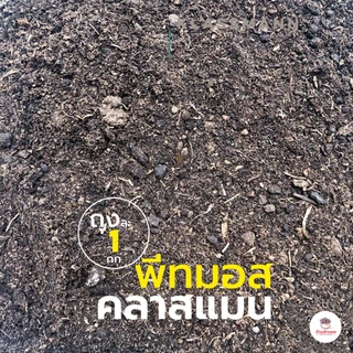 [ 1 กก. ] พีทมอสคลาสแมน ส่วนผสมดินปลูกแคคตัส&ไม้อวบน้ำ