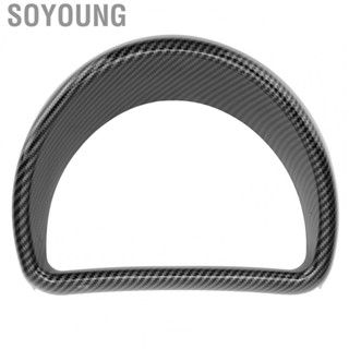 Soyoung Dashboard Gauge Cover  Carbon Fiber Meter Panel Frame Convenient for Most People Smart Fortwo/Forfour 453 2015-2021