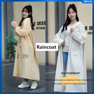 เสื้อกันฝน กันลม กันลม กีฬากลางแจ้ง ขี่จักรยาน เดินทาง แฟชั่น Pvc Men Split Rain Coat Motorcycle Reflective For Men Women (top11.th.)