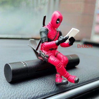 DARON โมเดลฟิกเกอร์ รูปปั้นการ์ตูนอนิเมะ Deadpool Marvel ของเล่นสําหรับเด็ก