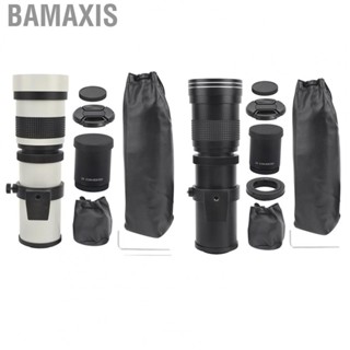 Bamaxis White 420-800mm F8.3-16 Full Manual Focusing Zoom Telephoto Lens  for Canon EF-S Mount Digital