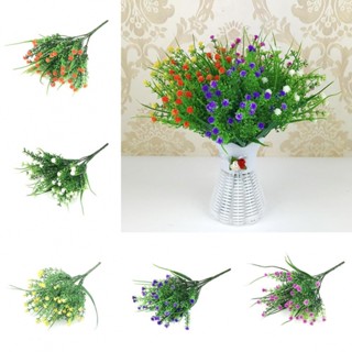 Gypsophila กิ่งไม้ประดิษฐ์ ขนาดเล็ก สีเขียว 5 กิ่ง สําหรับตกแต่งบ้าน งานแต่งงาน