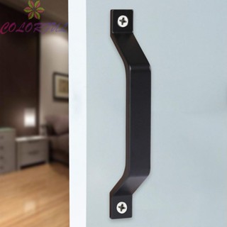 【COLORFUL】Barn Door Handle Handle Heavy Duty Hot Bed Shed Garage Black Iron Door Pull