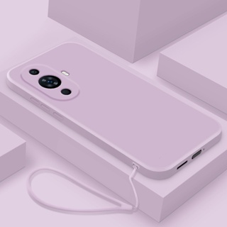 [ฟรีสายคล้อง] Huawei nova 11 Pro 11i Y91 Y71 เคสซิลิโคนเหลว คุณภาพสูง เคสป้องกันเลนส์กล้อง เคสนิ่ม