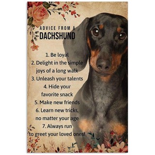 โปสเตอร์โลหะ ผ้าแคนวาส ลาย Your Butt Dachshund My Lord สไตล์วินเทจ ขนาด 12x8 นิ้ว สําหรับตกแต่งผนัง