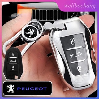 เคสกุญแจรีโมทรถยนต์ สําหรับ Peugeot Fob Peugeot 308 408 508 2008 3008 4008 5008 Citroen C4 C4L C6 C3-XR