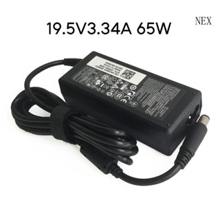 Nex 19 5V 3 34A 7 4x5 0 มม. แล็ปท็อป AC อะแดปเตอร์แบตเตอรี่ สายชาร์จ 65W สําหรับ Latitude E7270 E7450 E6230 E6420 E724