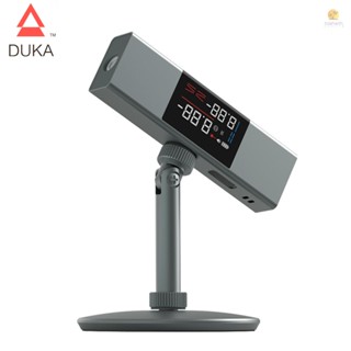 Atuman DUKA LI1 เครื่องโปรแทรกเตอร์เลเซอร์ดิจิทัล วัดมุมเอียง 360 องศา แบบชาร์จไฟได้° สายเลเซอร์ หน้าจอ LED แบบคู่ และแบบคู่