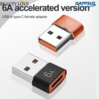 [Serendipity] อะแดปเตอร์แปลง 6A USB เป็น Type c OTG ตัวผู้ เป็น Type-c ตัวเมีย แบบพกพา ทนทาน สําหรับ Macbook i-pad SmartPhone