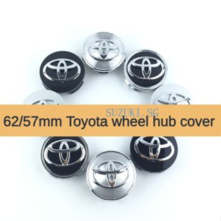 ฝาครอบโลโก้ 57 62 มม. สําหรับ Corolla EZ Highlander RAV4 4 ชิ้น