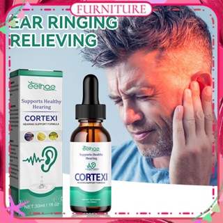 ♕ Eelhoe Tinnitus Treatment Drops Repair Ringing Buzzing Whistling Ear Protectors บรรเทาอาการหูอื้อไม่สบายทางร่างกาย Ear Health Liquid Body Care FURNITURE