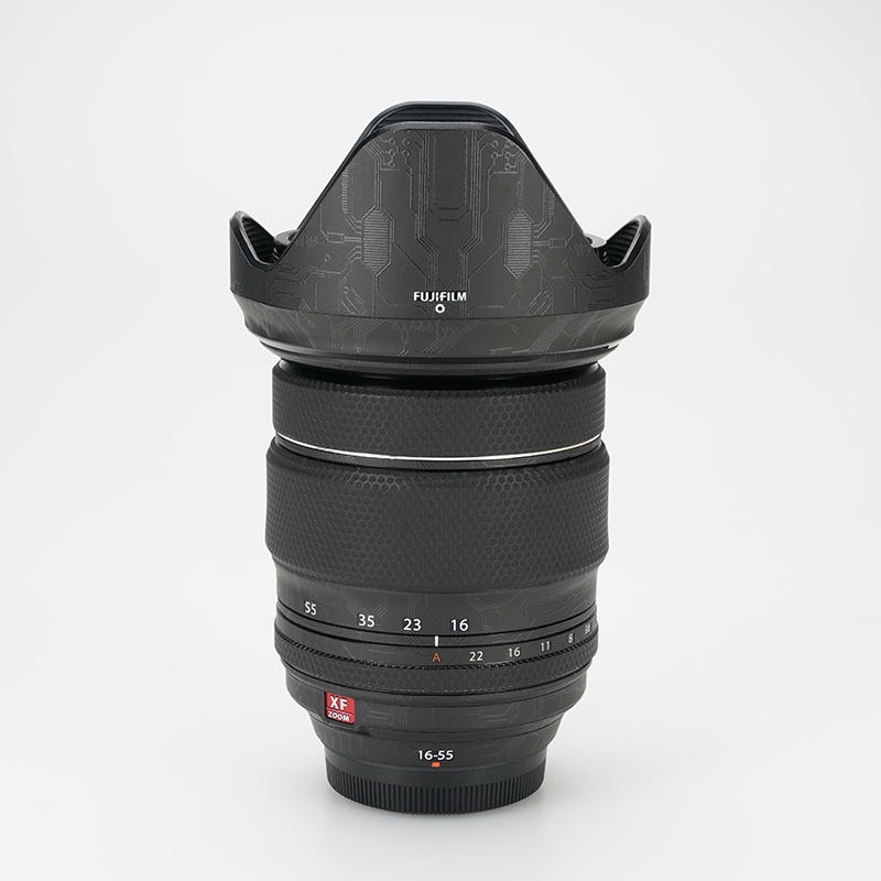 สติกเกอร์ฟิล์มคาร์บอนไฟเบอร์ ป้องกันเลนส์กล้อง 3M สําหรับ Fuji XF16-55F2.8 1655 2.8