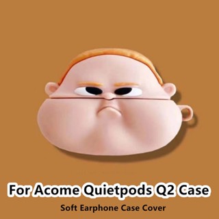 【Ĕĕ】เคสหูฟัง แบบนิ่ม ลายการ์ตูน สําหรับ Acome Quietpods Q2 Q2