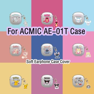 พร้อมส่ง!  เคสหูฟัง แบบนิ่ม ลายการ์ตูน สําหรับ ACMIC AE-01T ACMIC AE-01T