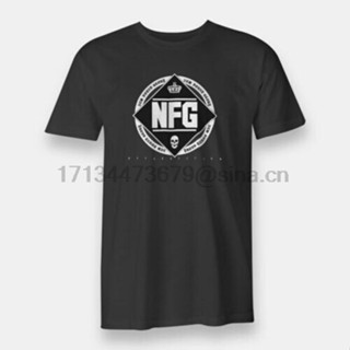 Nfg เสื้อยืด ลาย Found Glory สีดํา สําหรับผู้ชาย XS-4XL-5XL-6XL