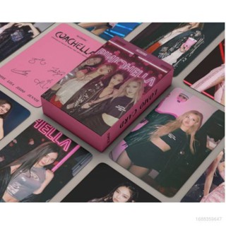 โปสการ์ด Blackpink Coachella LOMO card jisoo LISA JENNIE ROSE 55 ชิ้น