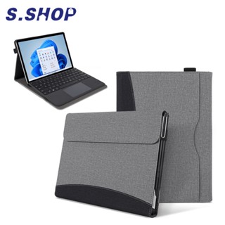 กรณีสําหรับ Microsoft Surface Pro 9 8 7 6 5 4 สำหรับ Surface Go 1 2 3 แท็บเล็ตป้องกันกรณี เชลล์ ฟันดา Stand Cover with Pen Holder