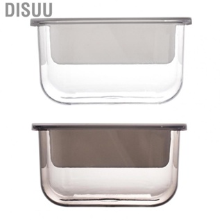 Disuu Toilet Paper Holder  Pull Out Type Stable Convenient Wide Application Adhesive Tissue Box Transparent Extra Storage for Home Bathroom Desk Bedroom