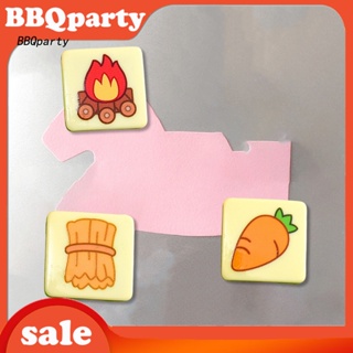 &lt;BBQ&gt; จี้เรซิ่น รูปหลังแบนน่ารัก ไม่ซีดจาง DIY สําหรับตกแต่งสมุดภาพ 10 ชิ้น