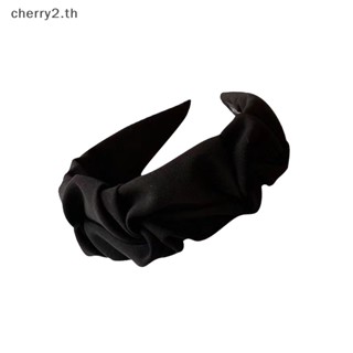 [cherry2] ใหม่ ที่คาดผม กรอบกว้าง สีพื้น สไตล์เกาหลี สําหรับผู้หญิง 2023 [TH]