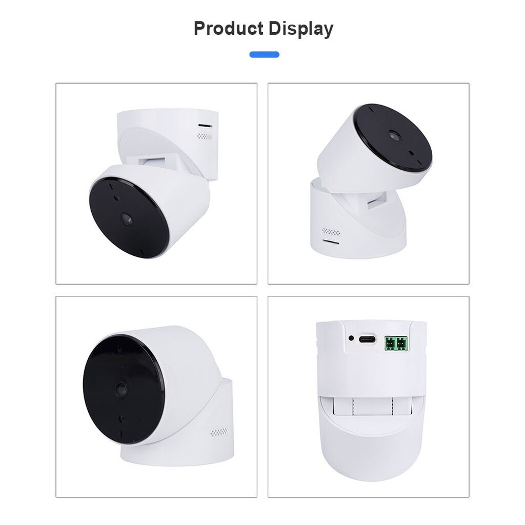 Tuya กล้องวงจรปิดพร้อมอุปกรณ์เปิดปิด ตั้งเวลาประตูรั้ว Wi-Fi ผ่านแอป พร้อมเซ็นเซอร์ประตู รองรับ Google Home Alexa
