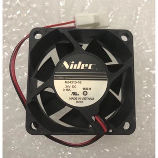 พัดลมอินเวอร์เตอร์ NIDEC TA225DC M34313-16 0.16 A 24V 6025