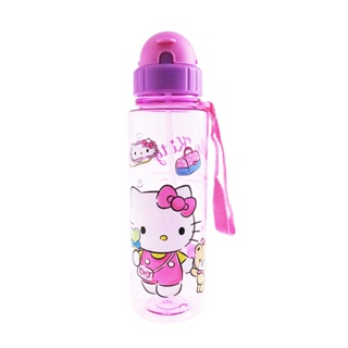 Hello Kitty Bear Tritan ขวดน้ํา พร้อมหลอดดูด (650 มล.)