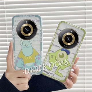 เคสโทรศัพท์มือถือ TPU แบบนิ่ม ลายการ์ตูนมอนสเตอร์ สําหรับ Realme 11 Pro+ Plus 5G C53 NFC 4G Realme11 11Pro 2023 Realme11Pro+ ProPlus