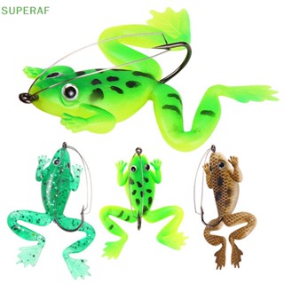 Superaf เหยื่อตกปลา รูปกบ ช่อน ปลาซิว เหยื่อประดิษฐ์ เหยื่อเบส ตะขอเกี่ยว ขายดี