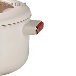  Just Kitchen หม้อหุงข้าวไฟฟ้า 3.5L 3 โหมดอุณหภูมิ Antisticking เคลือบเซรามิคมัลติฟังก์ชั่นหม้อหุงไฟฟ้าสำหรับทำอาหารที่บ้าน