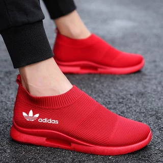 【พร้อมส่ง】รองเท้าวิ่ง ผ้าตาข่าย ระบายอากาศ กันลื่น ทนต่อการสึกหรอ เรียบง่าย ไซซ์ 36-47 สําหรับเดินป่า