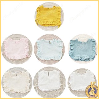 Omg* ผ้ากันเปื้อนเด็ก พรีเมี่ยม ใส่สบาย Bandana Drool Bib Falbala Bib สําหรับเด็กผู้ชาย เด็กผู้หญิง