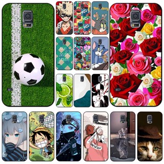 เคสซิลิโคนนิ่ม ลายการ์ตูนฟุตบอลน่ารัก สําหรับ Samsung Galaxy S5 G900 i9600 S5Neo S5 Neo S5 Mini G800